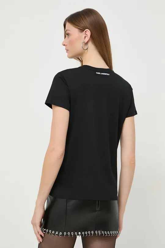 Karl Lagerfeld t-shirt bawełniany 100 % Bawełna organiczna