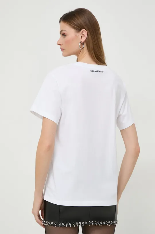 Karl Lagerfeld t-shirt bawełniany 100 % Bawełna organiczna