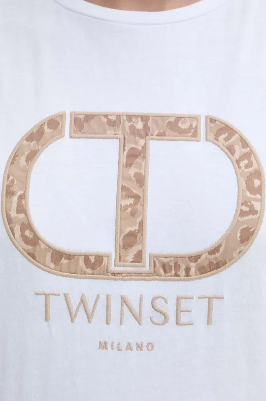 Бавовняна футболка Twinset Жіночий