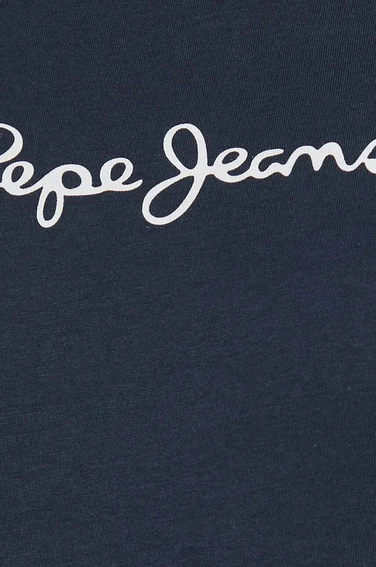 sötétkék Pepe Jeans pamut póló