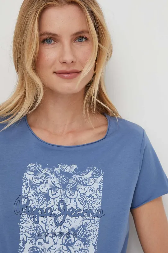 blu Pepe Jeans t-shirt in cotone Donna