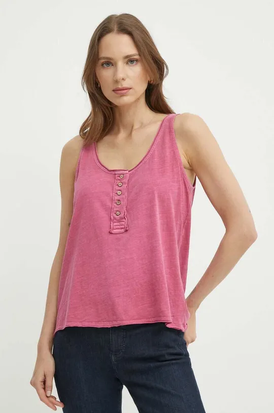 rosa Pepe Jeans top in cotone KITTY Donna