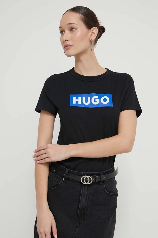 nero Hugo Blue t-shirt in cotone