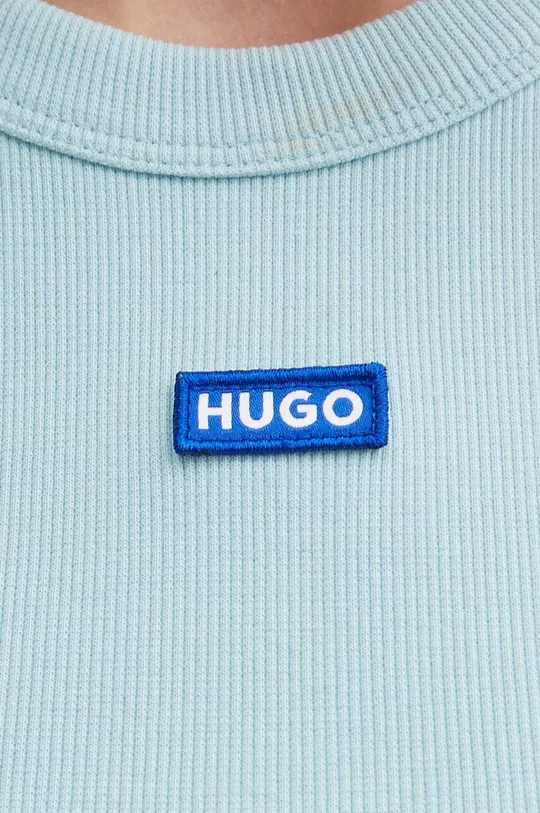 голубой Топ Hugo Blue