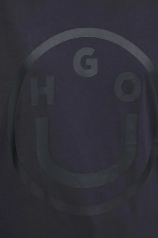 Хлопковая футболка Hugo Blue