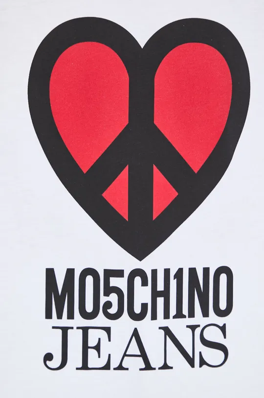 Bombažna kratka majica Moschino Jeans Ženski