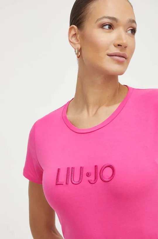 różowy Liu Jo t-shirt