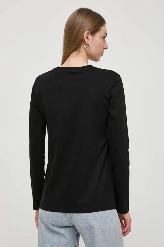 Bavlnené tričko s dlhým rukávom Armani Exchange 100 % Bavlna