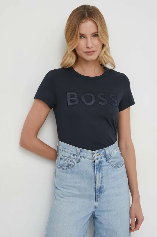 BOSS t-shirt bawełniany 100 % Bawełna