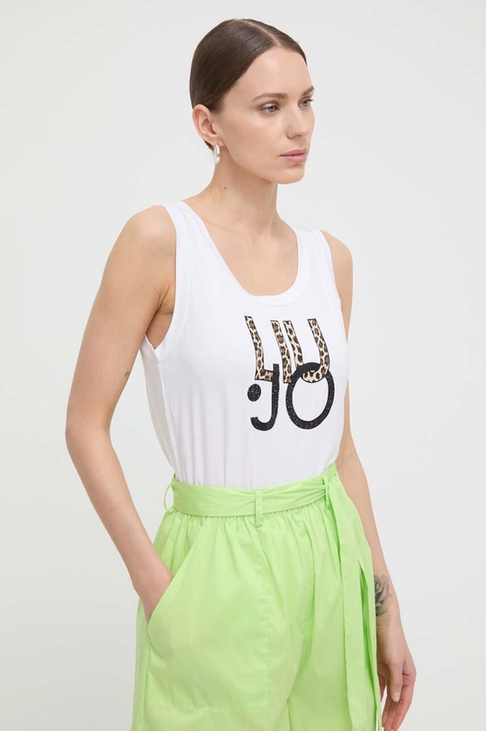 Top Liu Jo κανονικό λευκό VA4117.JS360