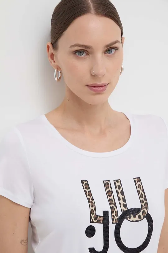 biały Liu Jo t-shirt