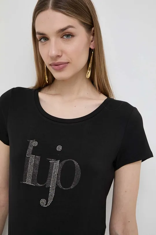 czarny Liu Jo t-shirt