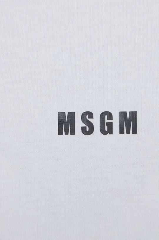 Хлопковая футболка MSGM Женский