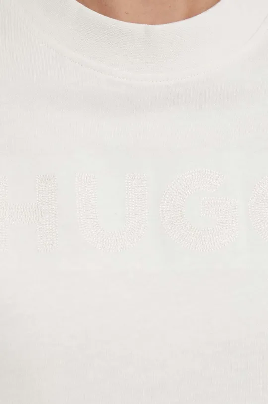 bež Pamučna majica HUGO