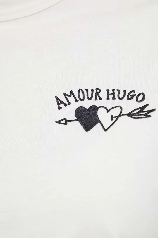 HUGO t-shirt bawełniany Damski