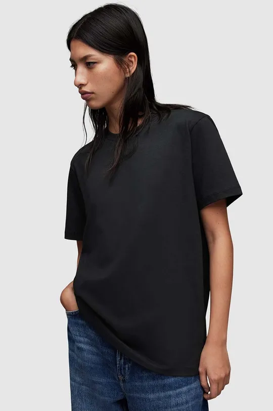 Βαμβακερό μπλουζάκι AllSaints Downtown Γυναικεία