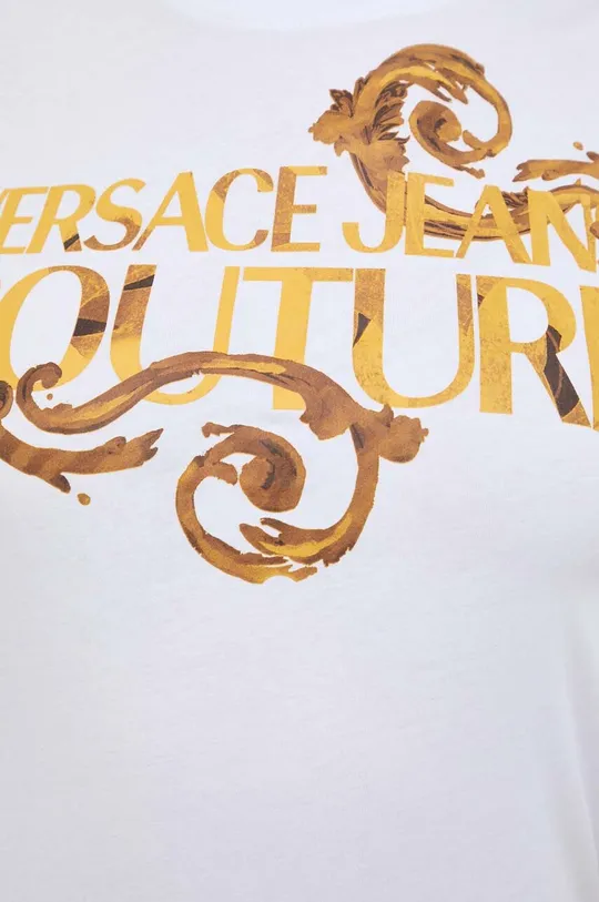 Хлопковая футболка Versace Jeans Couture Женский