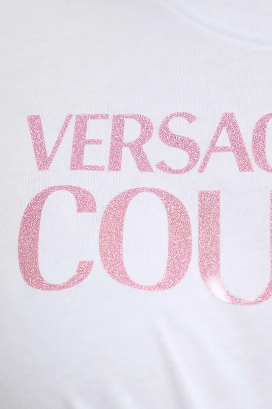 Βαμβακερό μπλουζάκι Versace Jeans Couture Γυναικεία
