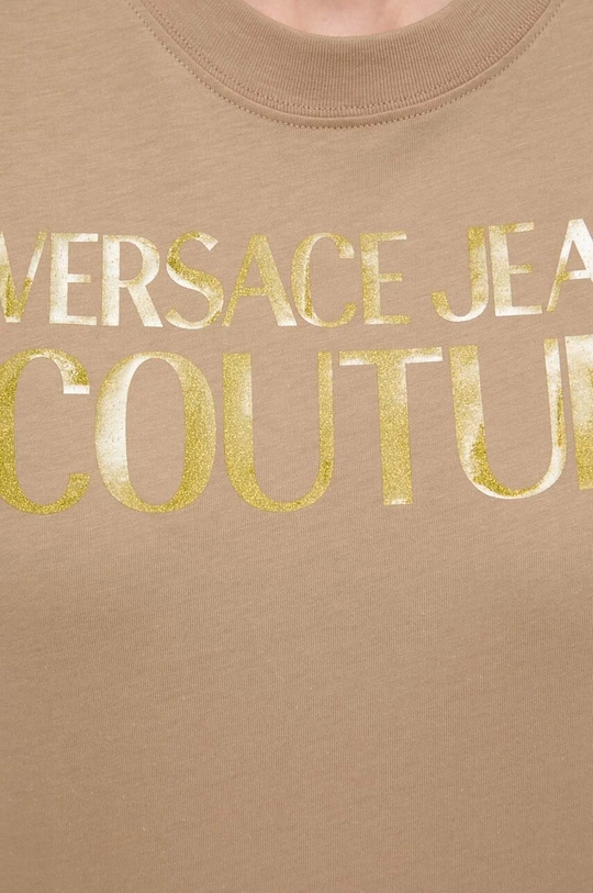 Βαμβακερό μπλουζάκι Versace Jeans Couture Γυναικεία