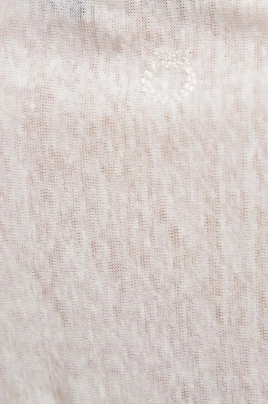 Lanena majica kratkih rukava Pinko Ženski