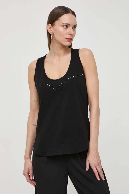 nero Pinko top in cotone Donna