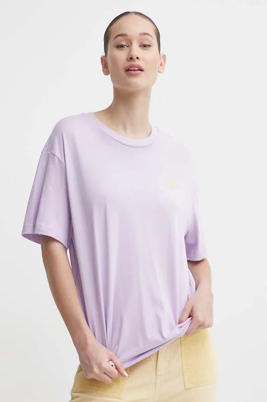 Bavlnené tričko Billabong Adventure Division fialová