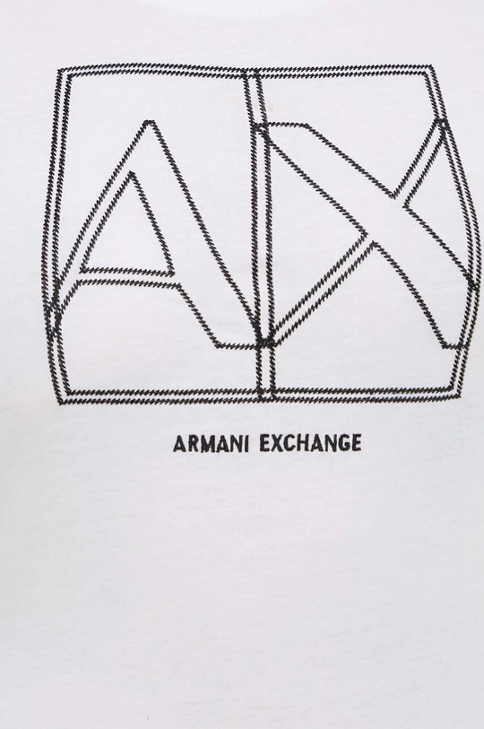 Бавовняна футболка Armani Exchange Жіночий