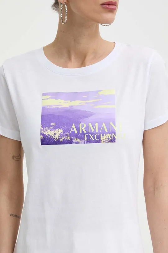 Armani Exchange t-shirt in cotone bianco