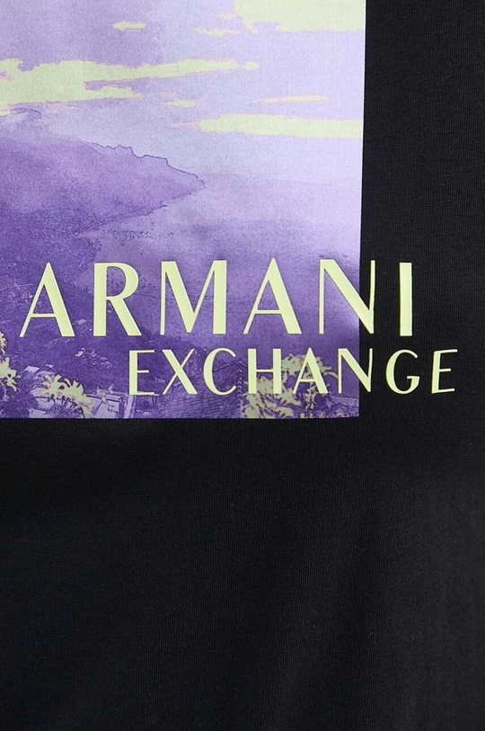 Хлопковая футболка Armani Exchange Женский