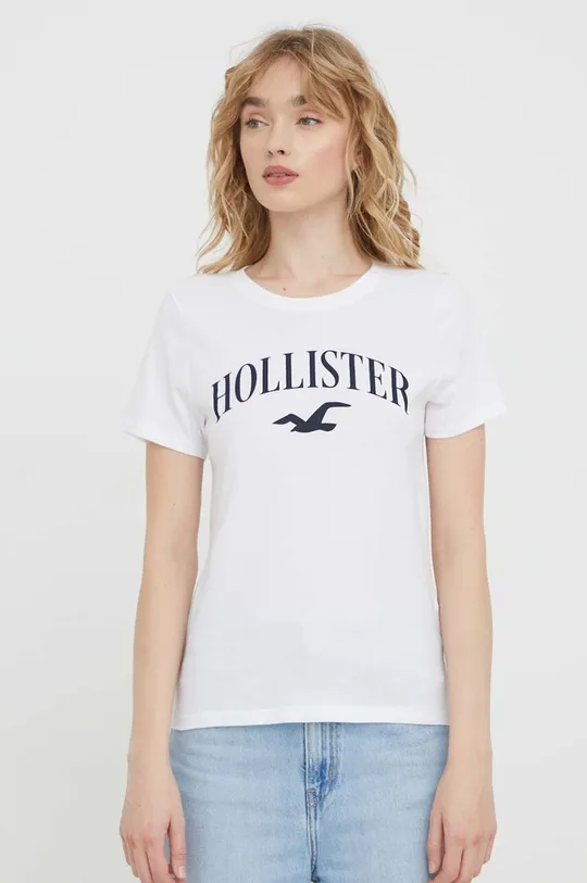 Βαμβακερό μπλουζάκι Hollister Co. 3-pack 100% Βαμβάκι