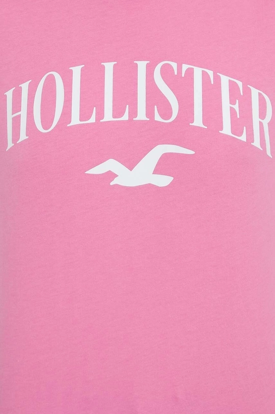 Βαμβακερό μπλουζάκι Hollister Co. 3-pack