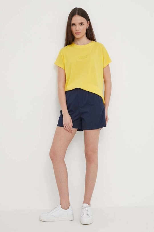 North Sails t-shirt in cotone giallo