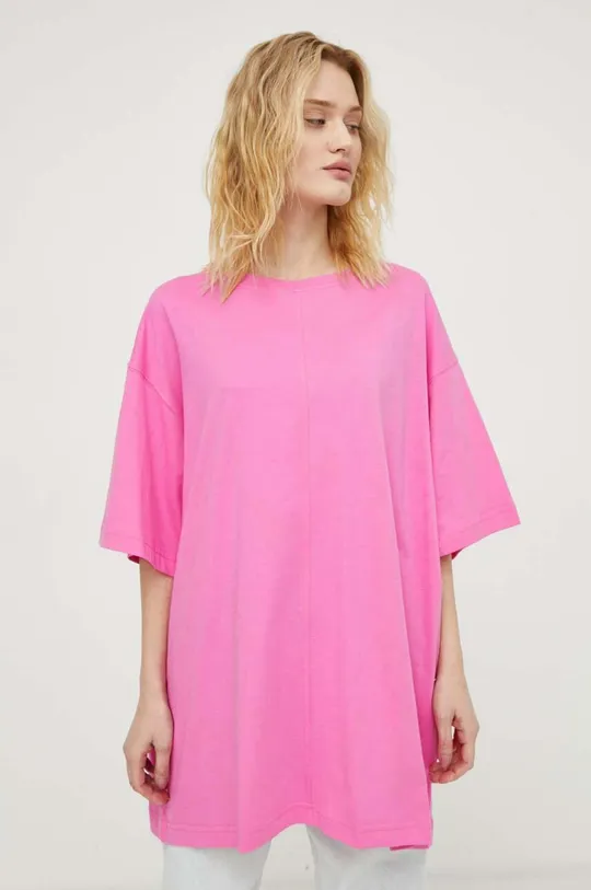 ροζ Βαμβακερό μπλουζάκι 2NDDAY Γυναικεία