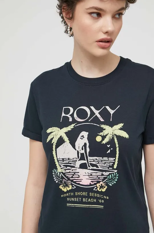 crna Pamučna majica Roxy