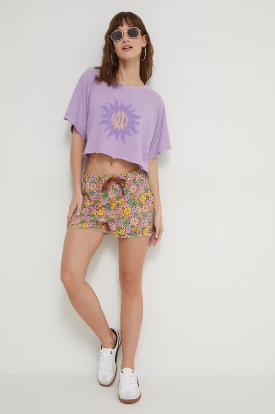 Tričko Roxy fialová
