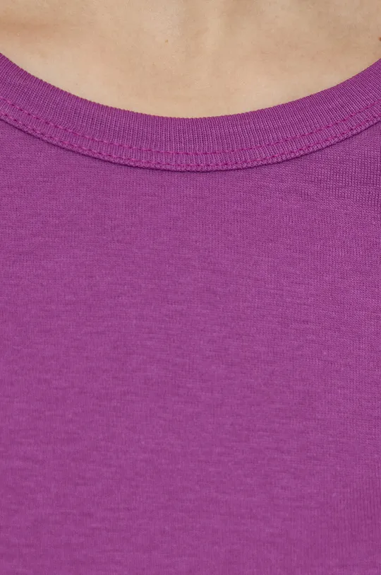 фіолетовий Бавовняна футболка United Colors of Benetton