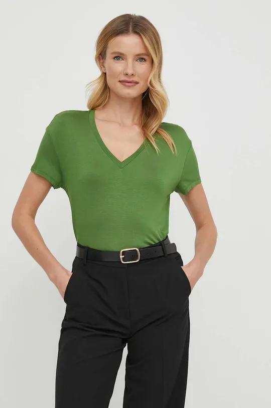 zielony United Colors of Benetton t-shirt Damski