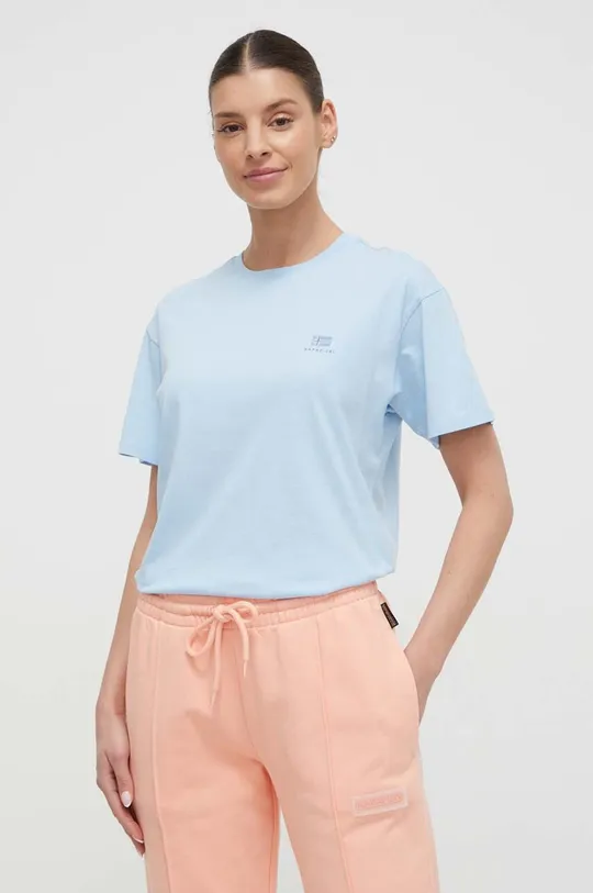 blu Napapijri t-shirt in cotone Donna