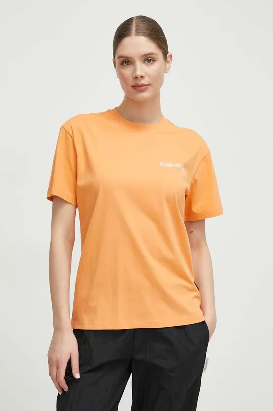 Βαμβακερό μπλουζάκι Napapijri S-Faber 100% Βαμβάκι
