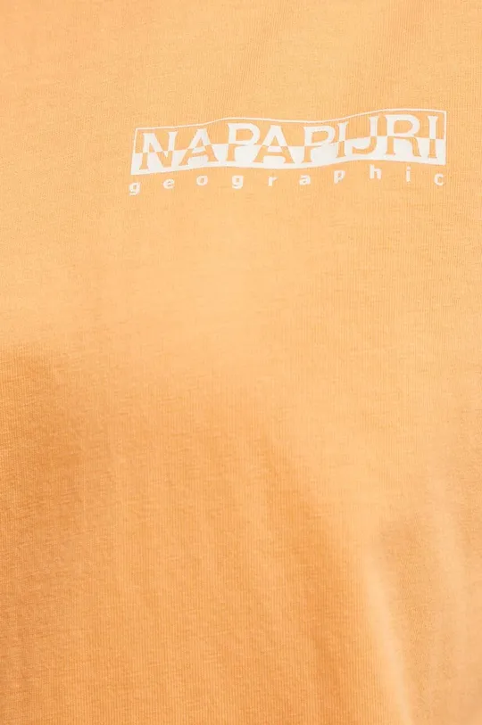 Βαμβακερό μπλουζάκι Napapijri S-Faber Γυναικεία