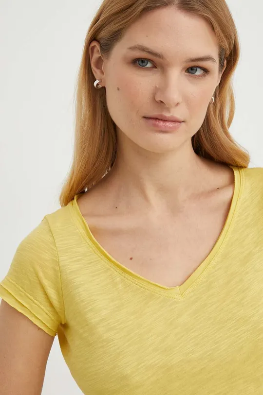 żółty Sisley t-shirt