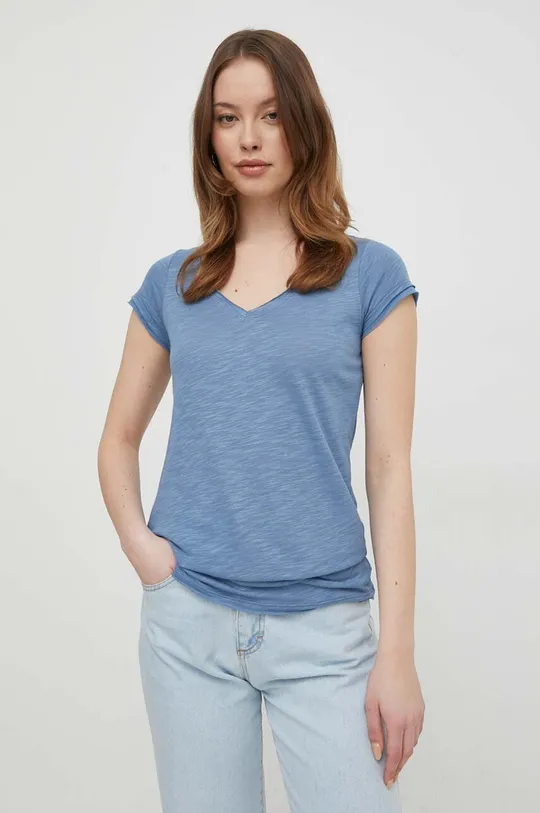 modra Kratka majica Sisley Ženski
