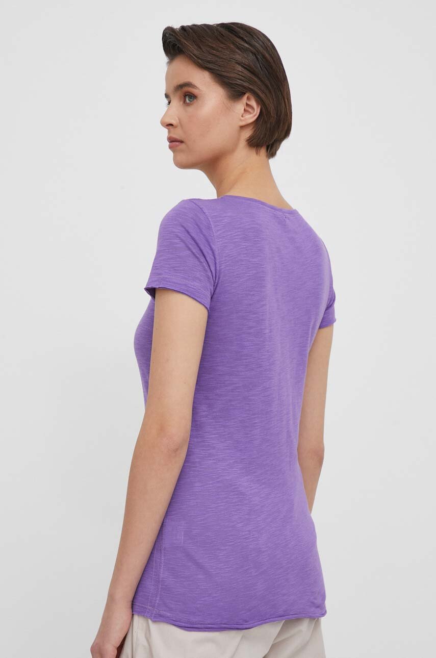 SISLEY Damen T-Shirt Aus 100% Baumwolle – Bequemer Basic Für Jeden Tag