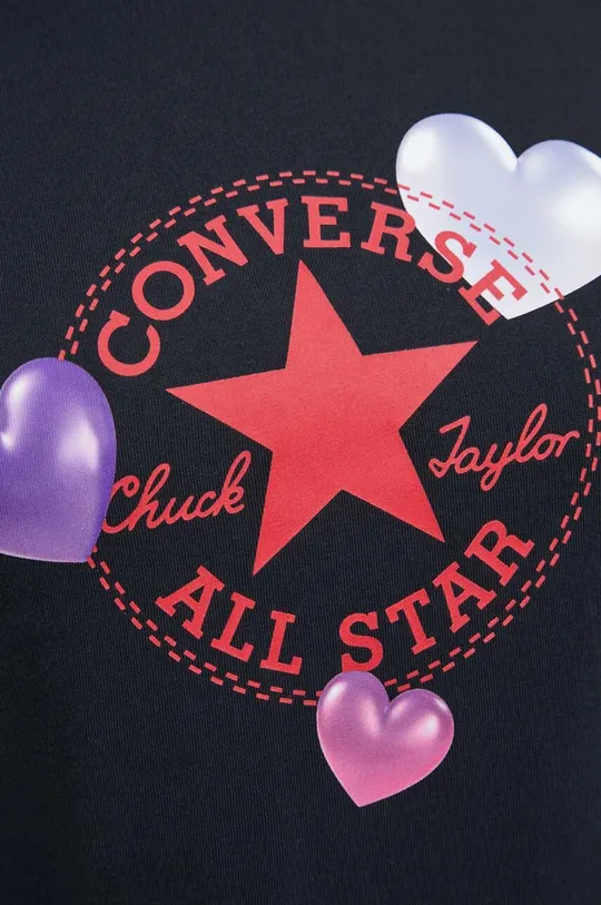 Βαμβακερό μπλουζάκι Converse Γυναικεία