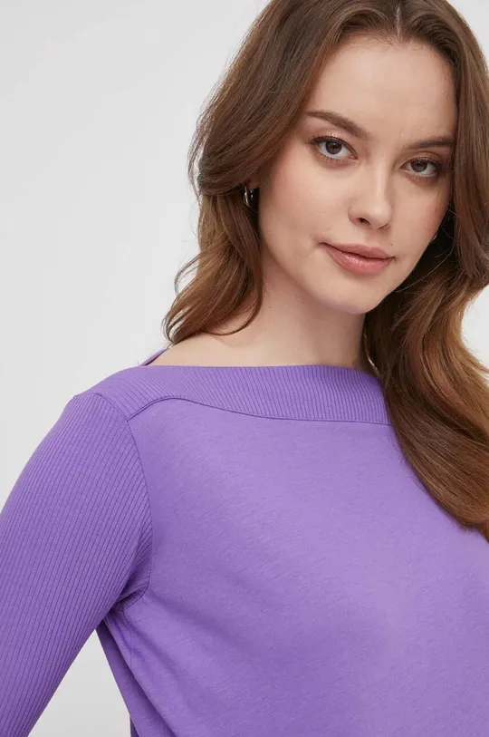 vijolična Kratka majica Sisley