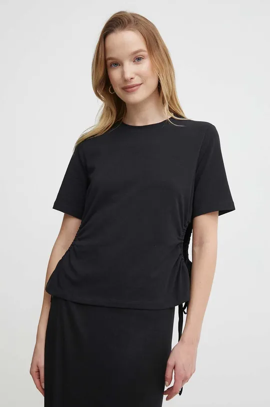 μαύρο Μπλουζάκι Sisley