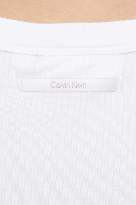 biały Calvin Klein t-shirt