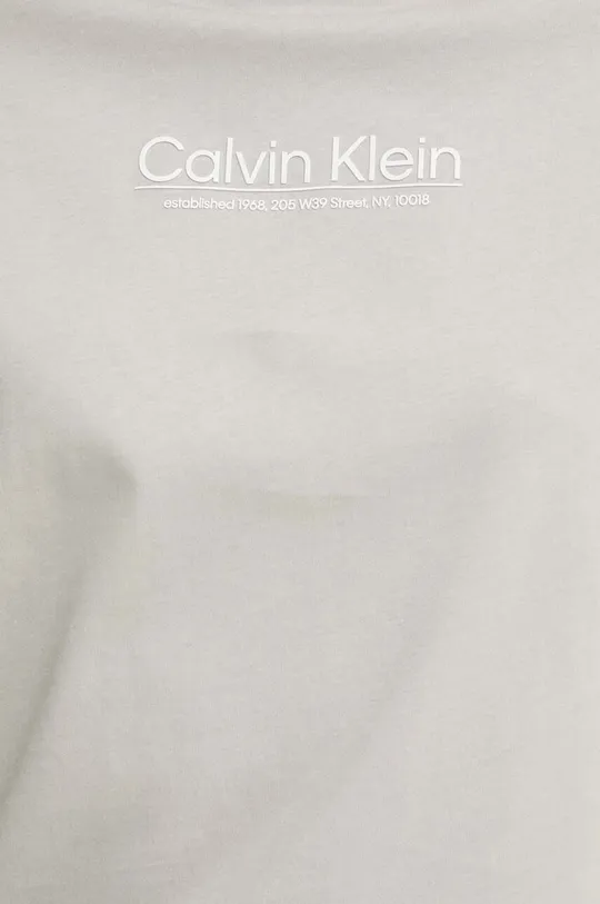 sivá Bavlnené tričko Calvin Klein