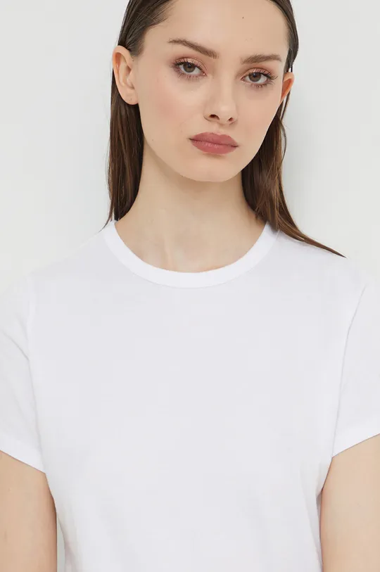 biały Abercrombie & Fitch t-shirt bawełniany Damski