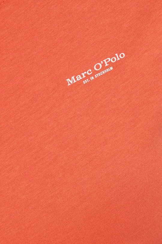 оранжевый Хлопковая футболка Marc O'Polo